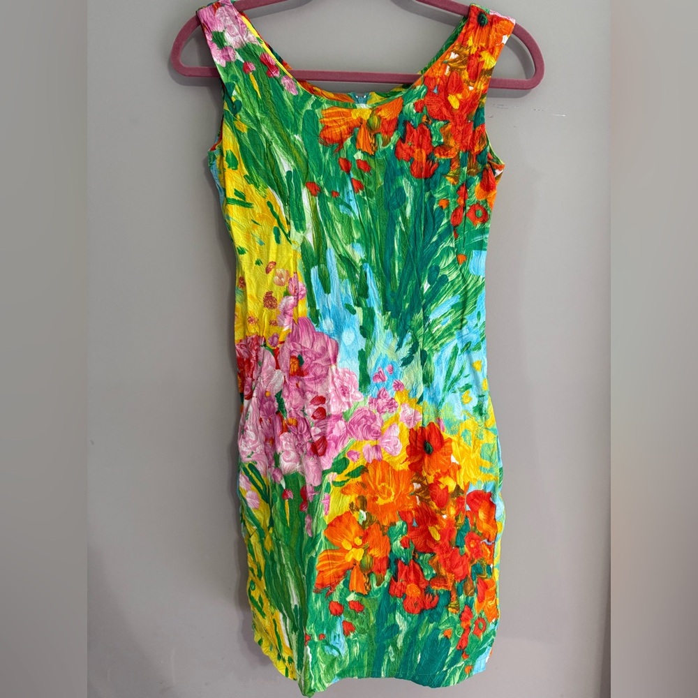 Jams world vintage floral dress made in Hawaii